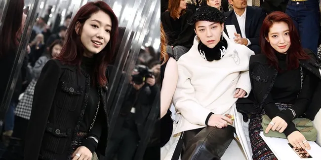 FOTO: Di Paris, Park Shin Hye Bareng G-Dragon di Acara Fashion