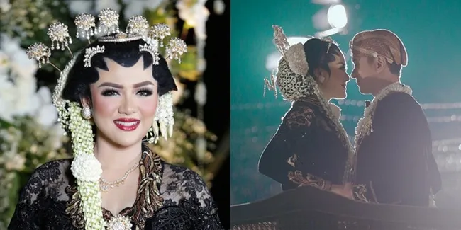 FOTO Diarak Pakai Tandu - Potong Kue, Ini Momen Resepsi Vicky Shu