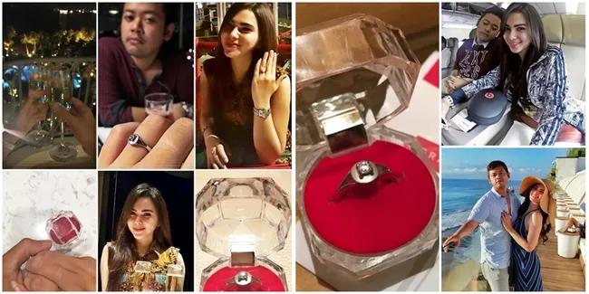 FOTO: Dilamar Sang Pacar, Shandy Ishabella Umbar Kebahagiaan