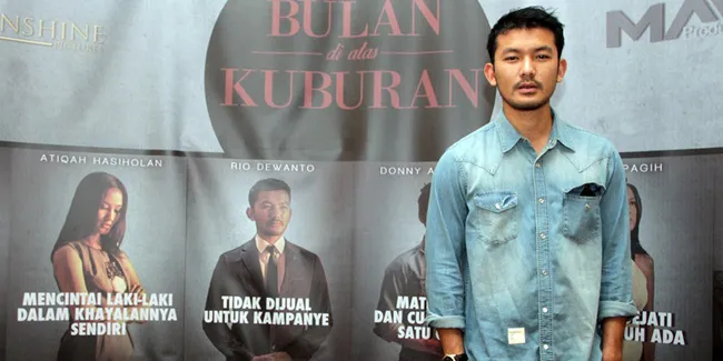 Foto Donny Alamsyah - Rio Dewanto di Acara BULAN DI ATAS KUBURAN