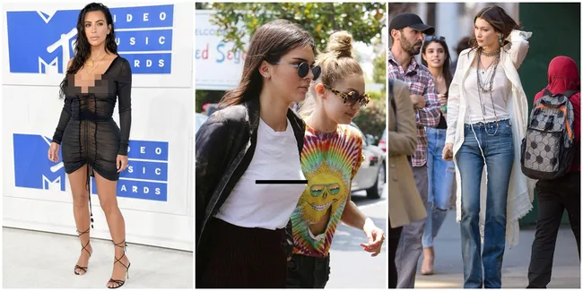 FOTO: Ekpose Keindahan Tubuh, Selebriti Ini Berani Tak Pakai Bra