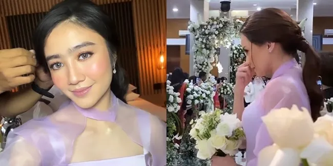 Foto Enzy Storia dan Febby Rastanty Jadi Bridesmaid Jessica Mila, Menangis Terharu Lihat Sahabat Menikah