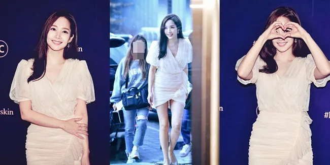 FOTO: Fashion Musim Semi Park Min Young, Cantik Pakai Dress Mini