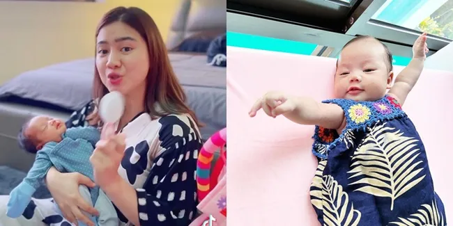 Foto Felicya Angelista Ngasuh Anak Pakai Daster, Hito Caesar dan Baby Bible Juga Ikutan