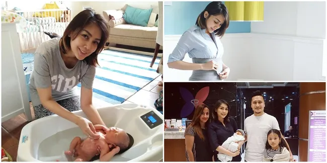 FOTO Fenita Tetap Langsing Pasca Lahirkan Anak Ke-3, Cantik Alami