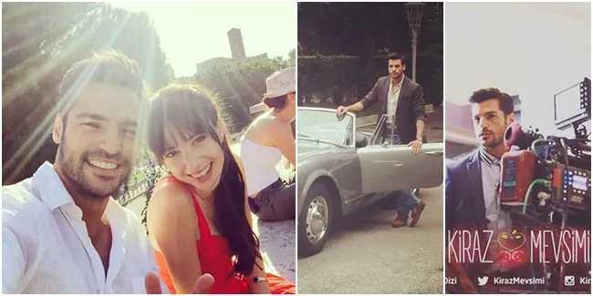 Foto-Foto Belakang Layar 'Cinta di Musim Cherry' 2 di Roma, Seru!