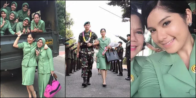 Foto-Foto Bukti Anisa Pohan Itu Ibu Persit Tercantik di Indonesia