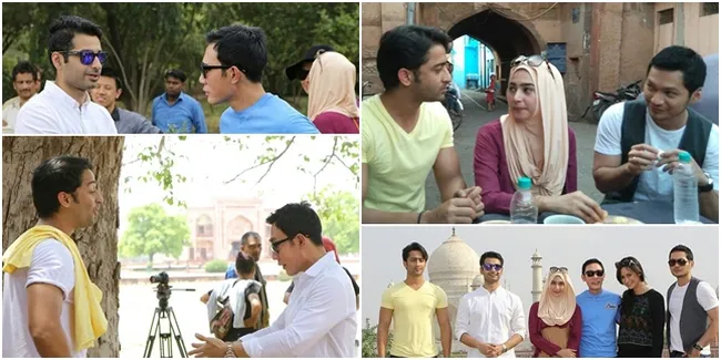 Foto-Foto di Balik Layar Sinetron Shaheer Sheikh di India, Seru!