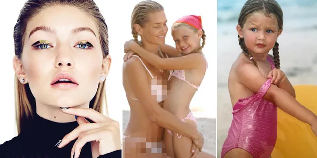 Foto-Foto Jadul Gigi Hadid, Bukti Sudah Cantik Sedari Kecil