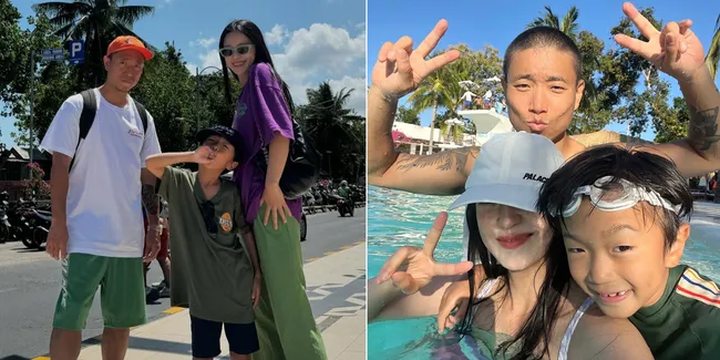 Foto-Foto Kang Gary Liburan Panjang di Bali Bersama Anak & Istri Cantiknya, Happy Banget!