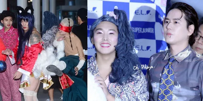 Foto-Foto Konyol Super Junior Rayakan Ulang Tahun ke-8