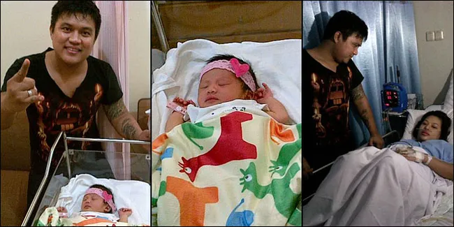 Foto-Foto Lucunya Anak Pertama Posan Tobing