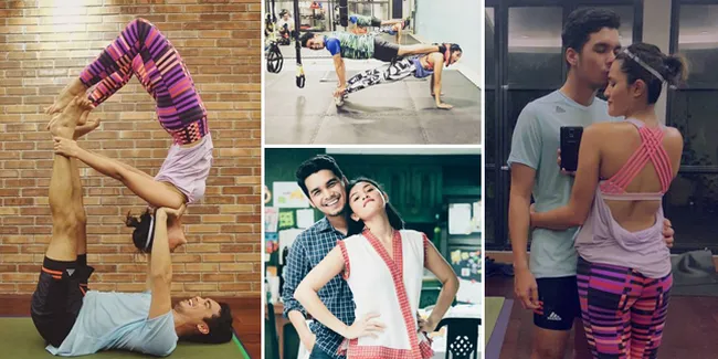 Foto-Foto Mesra Mario Irwinsyah & Istri Saat Acroyoga, Awas Baper