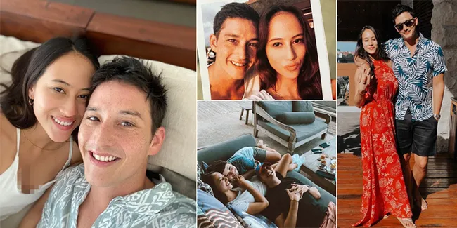 Foto-Foto Mesra Mike Lewis dan Janisaa Pradja yang Makin Lengket Bak Perangko