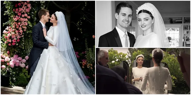 Foto-Foto Pernikahan Miranda Kerr, Cantik Elegan & Dihiasi Bunga