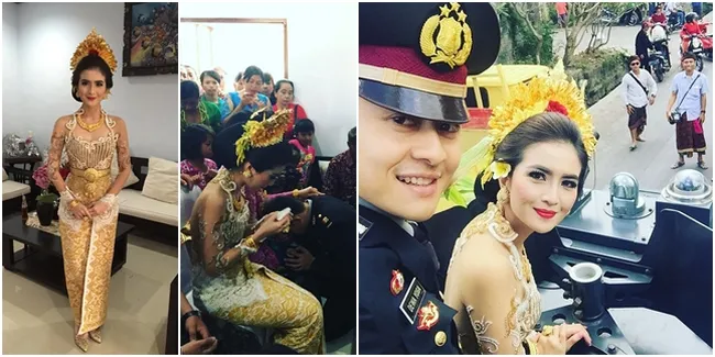 Foto-Foto Prosesi Ngidih Pernikahan Kadek Devi, Dikawal Panser!