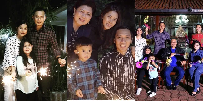 Foto-Foto Tahun Baru Keluarga Besar SBY, Lengkap & Banjir Pujian!