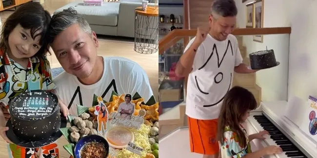 Foto Gading Marten Dapat Kejutan Ultah dari Gempi dan Gisella Anastasia, Dimainkan Piano Hingga Kecup Manis