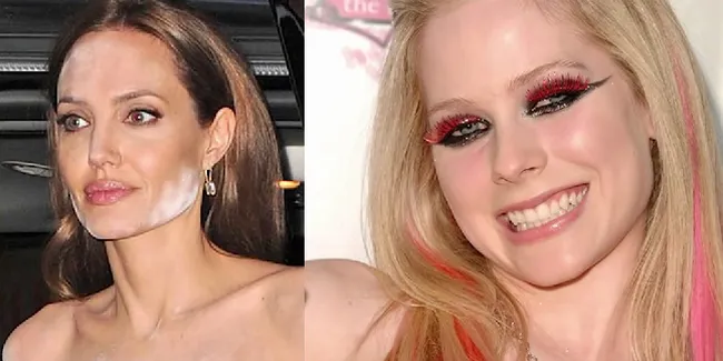 FOTO: Gagal Cetar, Make-up 9 Seleb Ini Fail & Terlalu Berlebihan