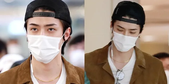 Foto Ganteng Sehun EXO di Airport, Dikerubuti Fans yang Lupa Social Distancing Sampai Bikin Jurnalis Terjatuh