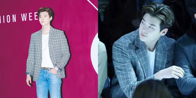 FOTO: Ganteng! Style Kasual Lee Jong Suk di Seoul Fashion Week