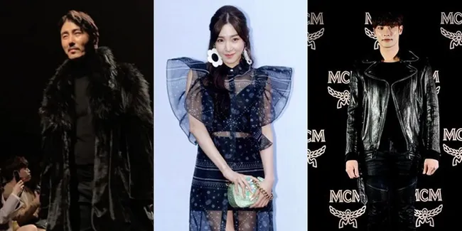 FOTO: Gemerlap Mewah Bintang-Bintang Korea di Seoul Fashion Week