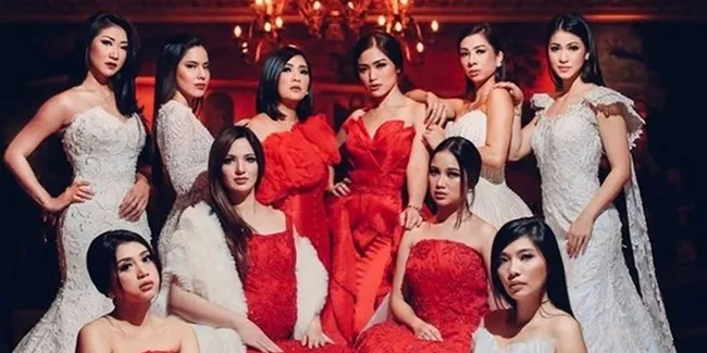 FOTO Glamor & Elegan, Girlsquad Nia Ramadhani - Jessica Iskandar
