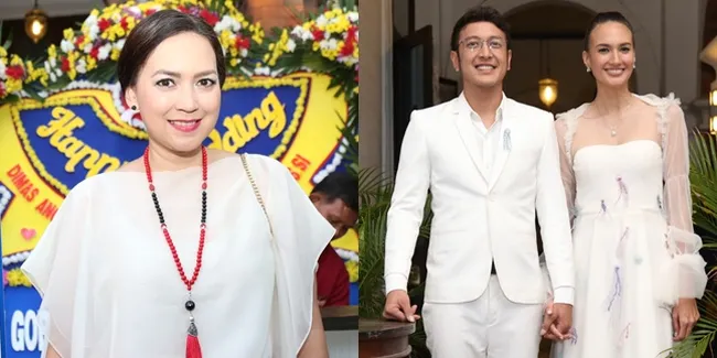 FOTO Hadir di Resepsi, Ira Wibowo Memuji Nadine dan Dimas Anggara