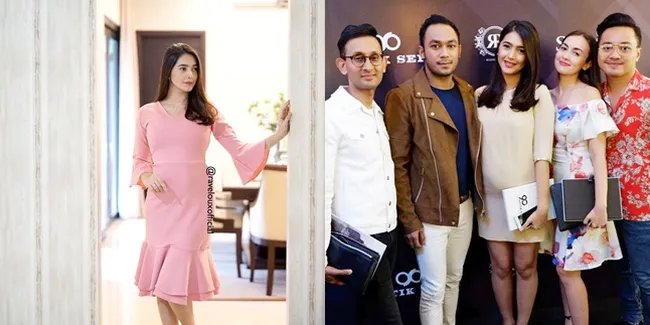 Foto Hamil 5 Bulan, Nabila Syakieb Tetap Pilih Dress ke Kondangan