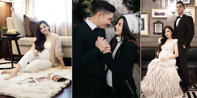 FOTO: Hamil 7 Bulan, Franda Tetap Cantik & Stylish Menawan