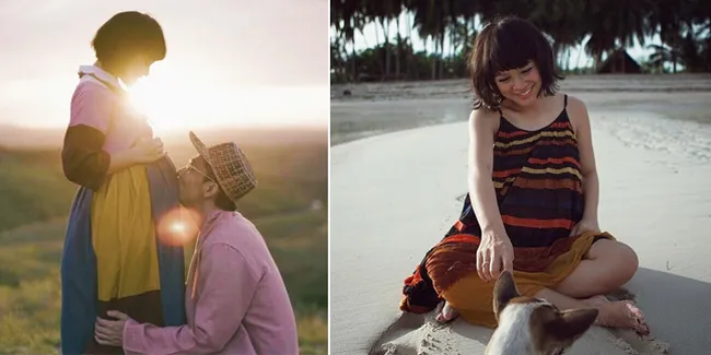 FOTO: Hamil Besar, Andien Asyik Babymoon ke Sumba Bareng Suami