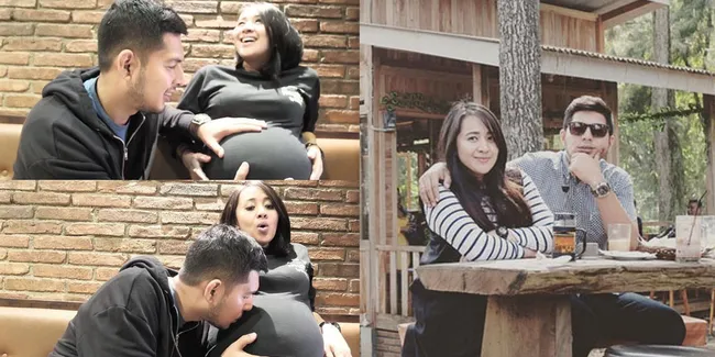 FOTO: Hamil Tua, Chua Kotak Makin Mesra Dengan Sang Suami