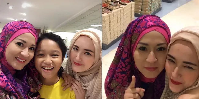 FOTO: Hangat Kedekatan Adelia - Okie Agustina, Mantan Istri Pasha