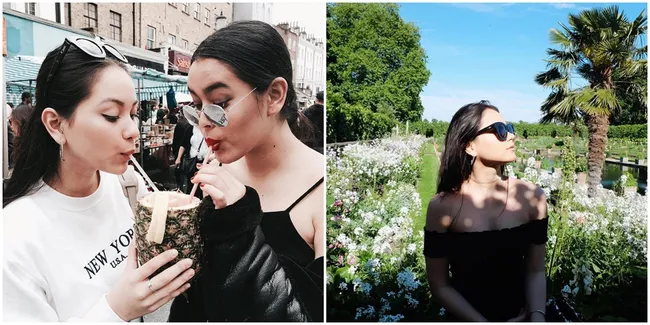 FOTO: Happy Holiday, Alyssa Daguise Nikmati Indahnya Inggris!