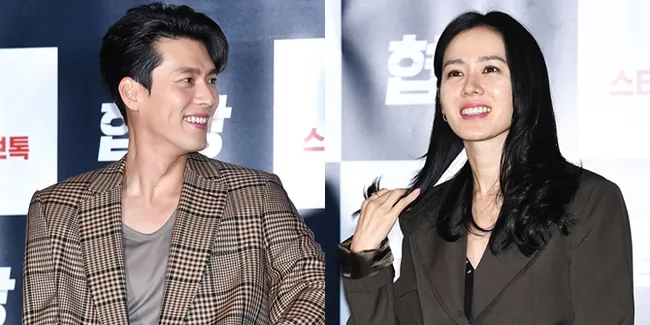 FOTO: Hyun Bin - Son Ye Jin Yang Serasi Berdiri Berdampingan
