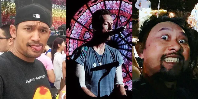 Foto: Ini 8 Selebriti Indonesia Yang Nonton Coldplay di Australia