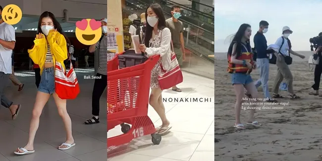 Foto Irene di Bali Tanpa Member Red Velvet Lainnya, Santai Banget Belanja di Supermarket Pakai Sandal
