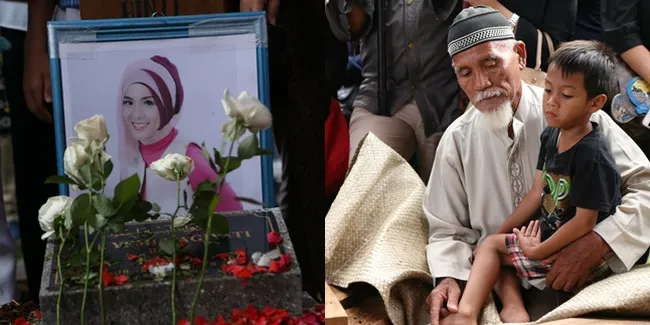 FOTO Isak Tangis Keluarga dan Kerabat di Pemakaman Renita Sukardi