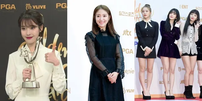 FOTO: IU - Red Velvet, Parade Best Dress 2018 GOLDEN DISC AWARDS
