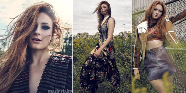 FOTO: Jadi Model Marie Claire, Sophie Turner Tampil Berani & Beda