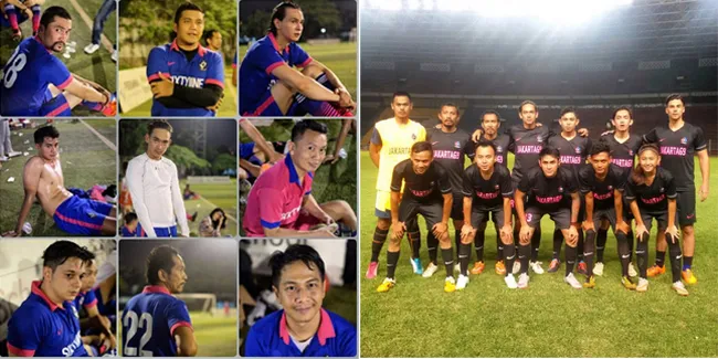 FOTO: Jakarta 69, Klub Sepakbola Ibukota Penuh Seleb-Seleb Cakep