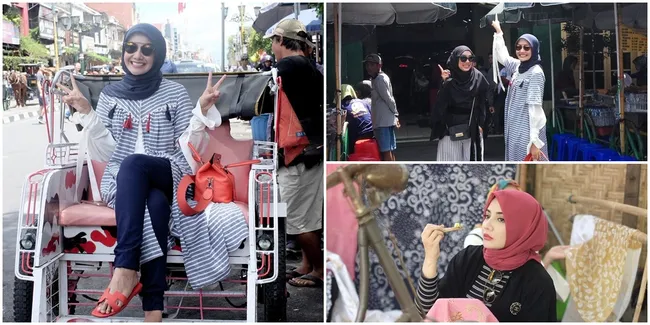 FOTO: Jalan-Jalan Seru Zaskia Sungkar & Jenahara di Yogyakarta