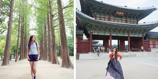 FOTO: Jalan ke Negeri Ginseng, Cantiknya Franda Bak Gadis Korea