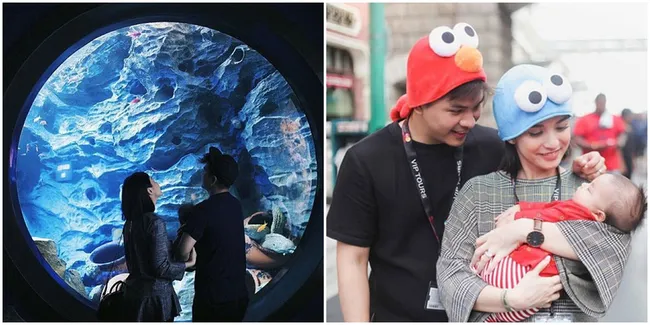 FOTO: Jelang Natal, Chelsea Olivia - Glenn Liburan ke Singapura 