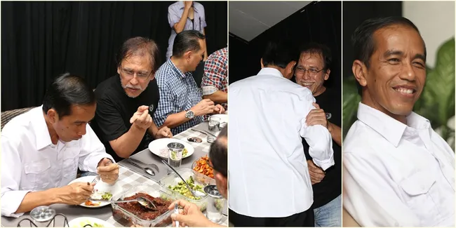 Foto Jokowi Bertandang Ke Rumah Iwan Fals - Ngobrol Bareng