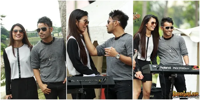 Foto Judika dan Duma Riris Gladhi Bersih Resepsi Pernikahan