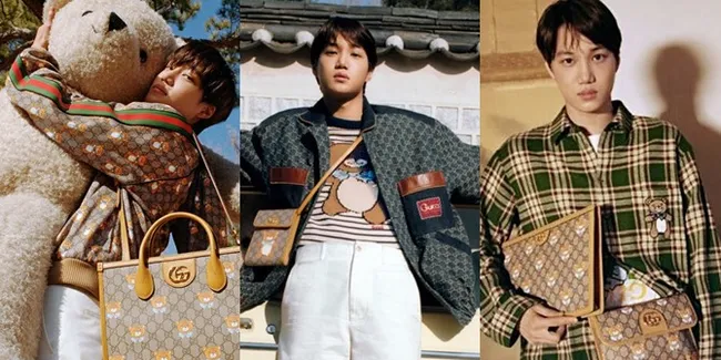 Foto Kai EXO Memakai Koleksi Gucci Terbaru yang Terinspirasi Dirinya dan Menggunakan Namanya, Serba Beruang!