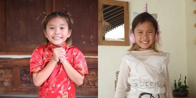Foto Kala Madali Anak Zaskia Adya Mecca dengan Rambut Blonde, Bikin Baju dari Kantong Plastik dan Daun