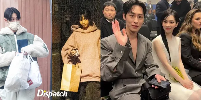 Foto Karina aespa dan Lee Jae Wook yang Disebut Dispatch Pacaran, Cinta Bersemi di Prada Fashion Show?