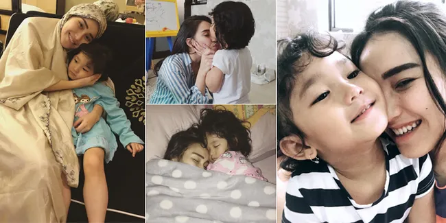 FOTO: Kebersamaan Ayu Ting Ting & Bilqis Yang Bikin Haru, Sweet!